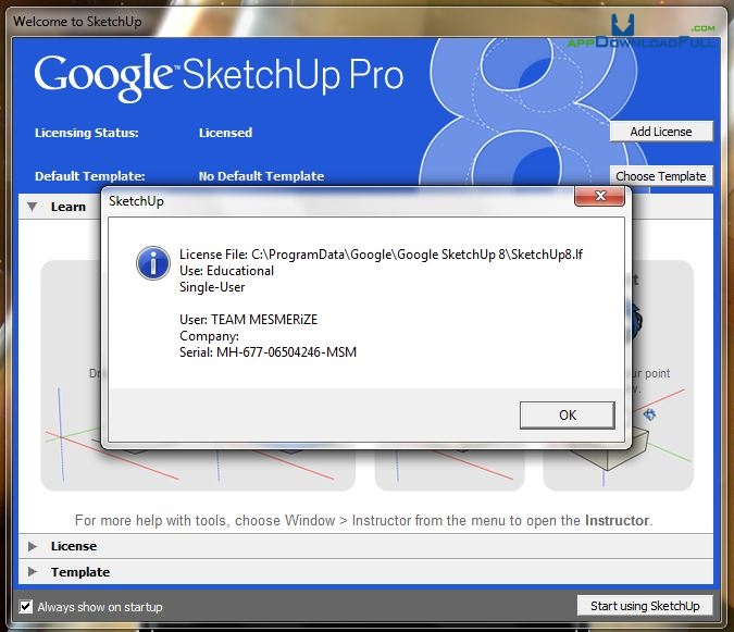 download google sketchup 8 pro